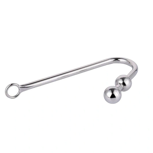 Stainless Hook 4417 Two Pleasurable Steel Balls Anal 1125